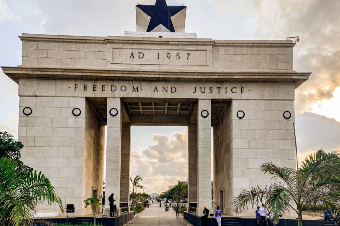 Independence Arch & Black Star Square